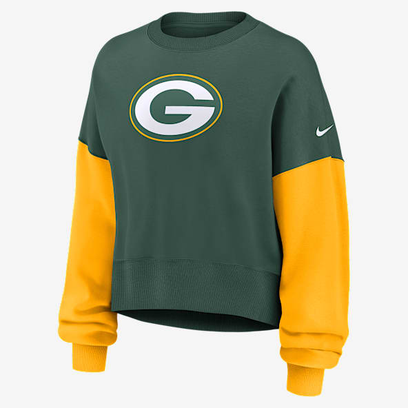 売れ筋商品|||ナイキ パーカー・スウェットシャツ アウター レディース Women's Green Green Bay Packers Rewind Playback Icon Performance Pullover Sweatshirt Green, Gold Women's Nike Green Green Bay Packers Rewind Playback Icon